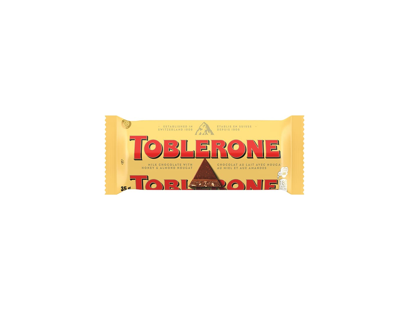 Toblerone Chunk mliječna čokolada s bademovim nougatom i medom 35 g