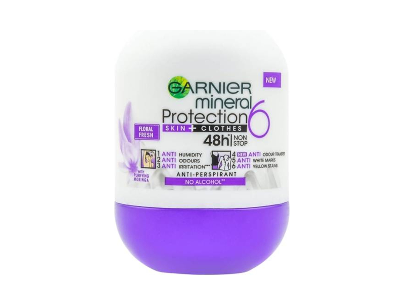 Garnier Mineral Protection 6 Deo roll-on Floral Fresh 50 mL