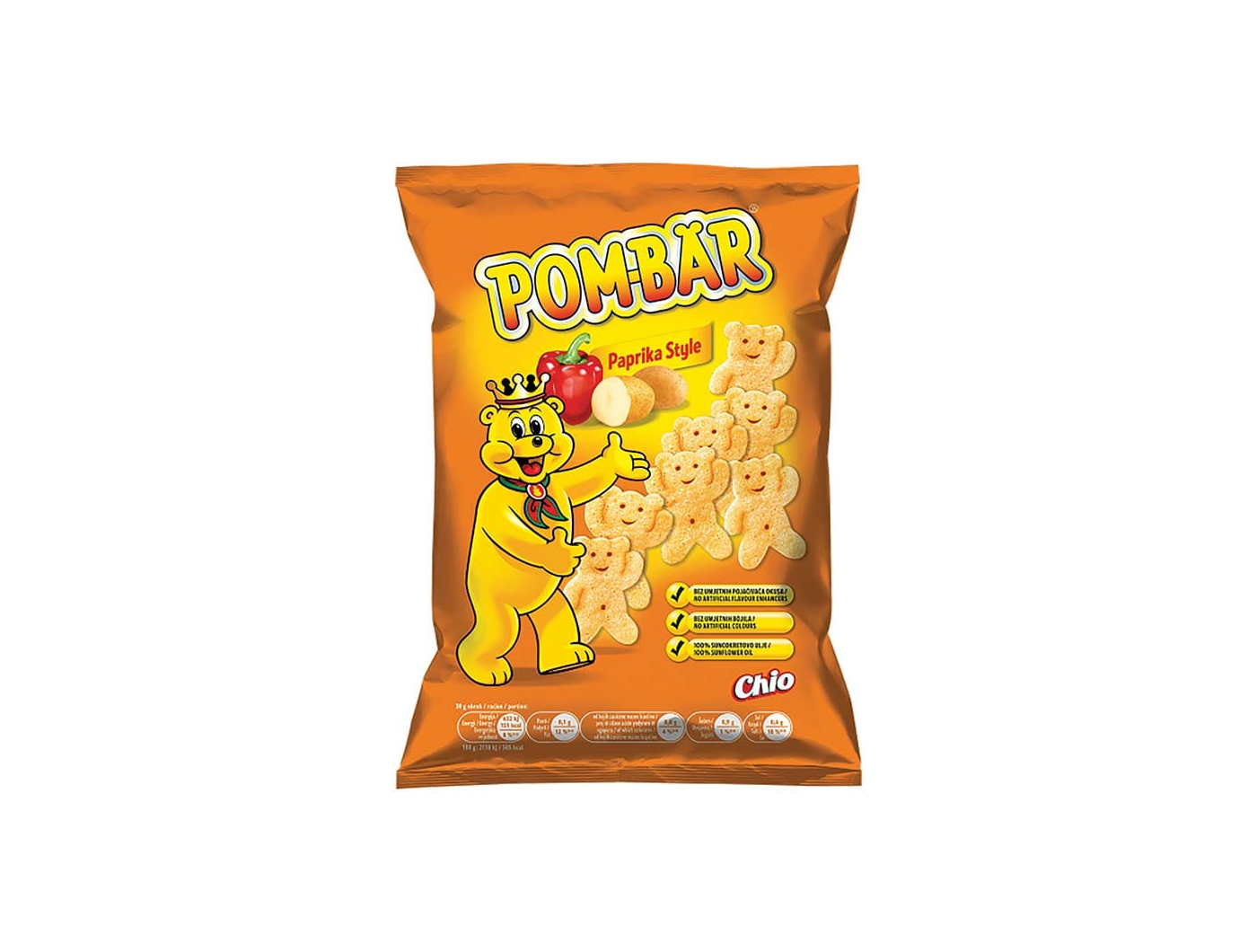 Chio Pom-Bar snack paprika 50 g