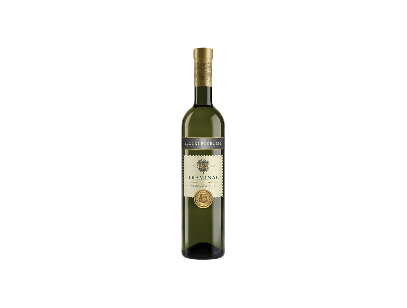 Iločki podrumi Traminac Vrhunsko vino 0,75 L