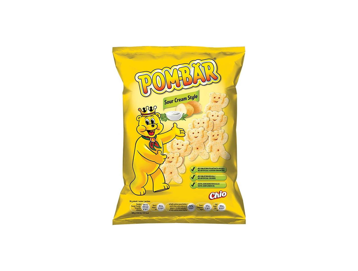 Chio Pom-Bar snack sour cream 50 g