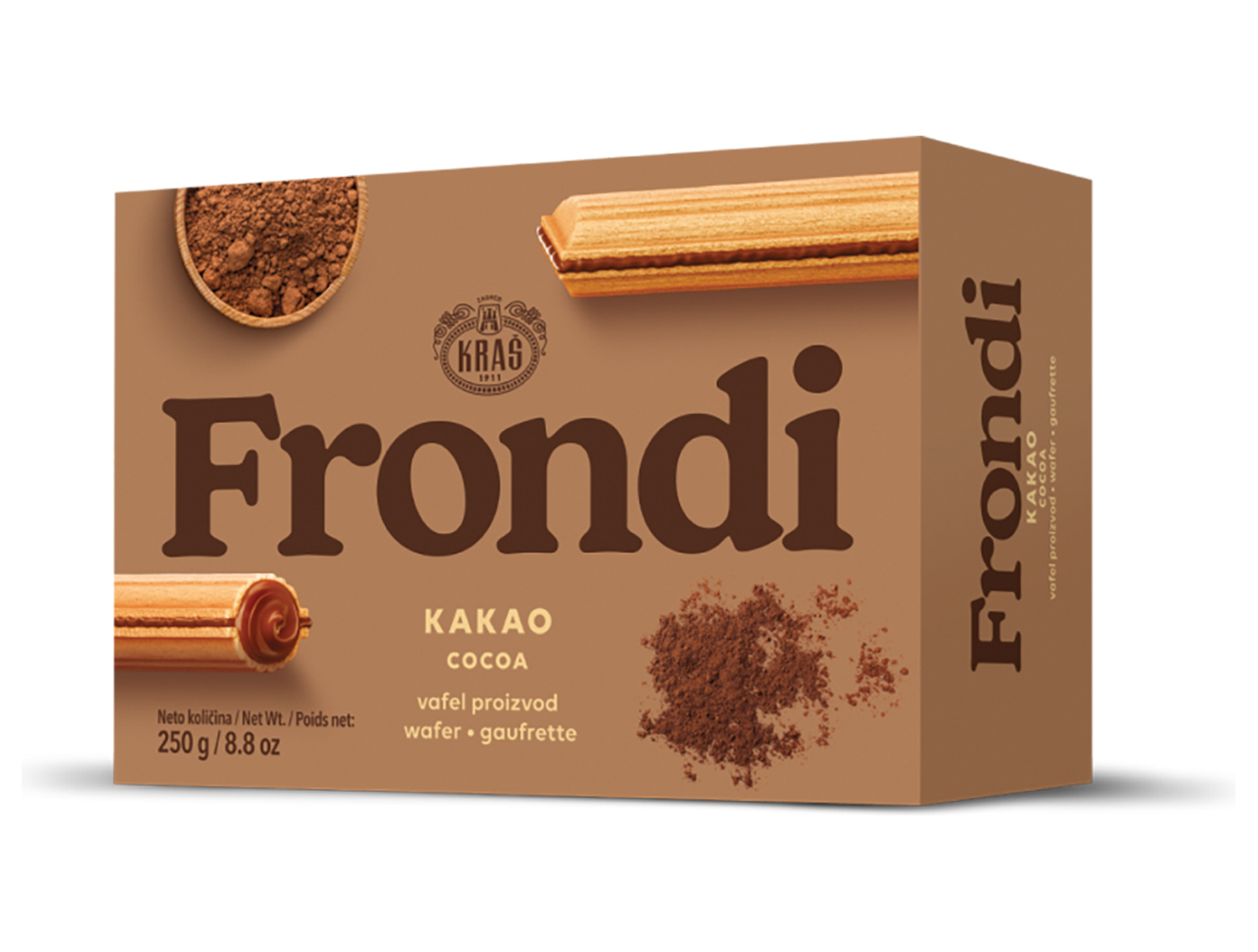 Kraš Frondi vafel kakao 250 g