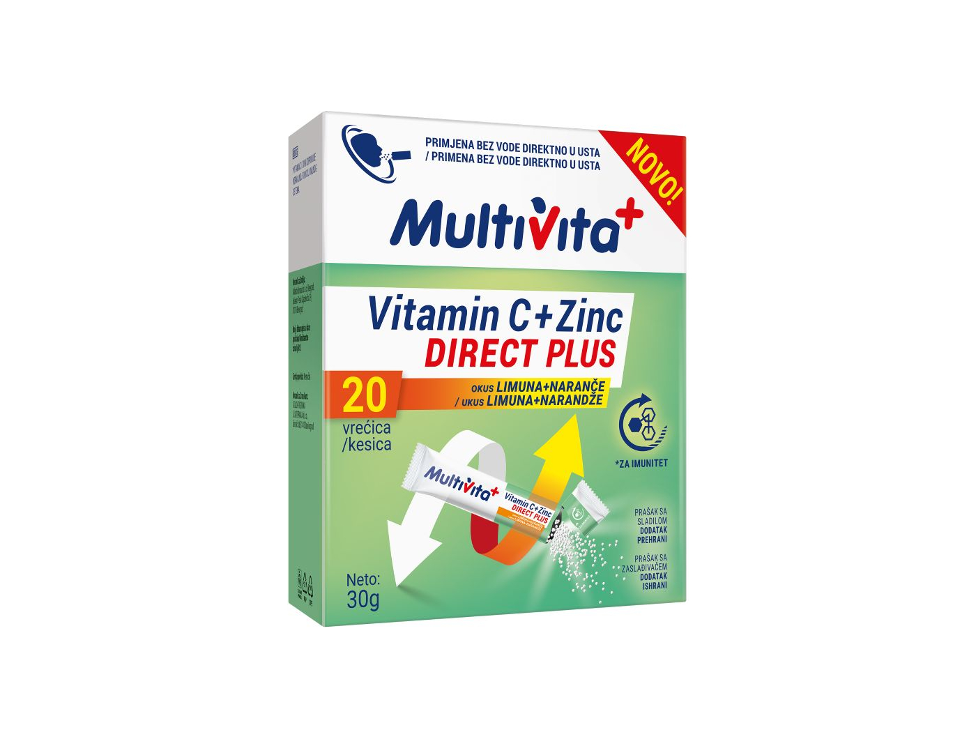 Multivita Vitamin C i cink direkt 20 vrećica
