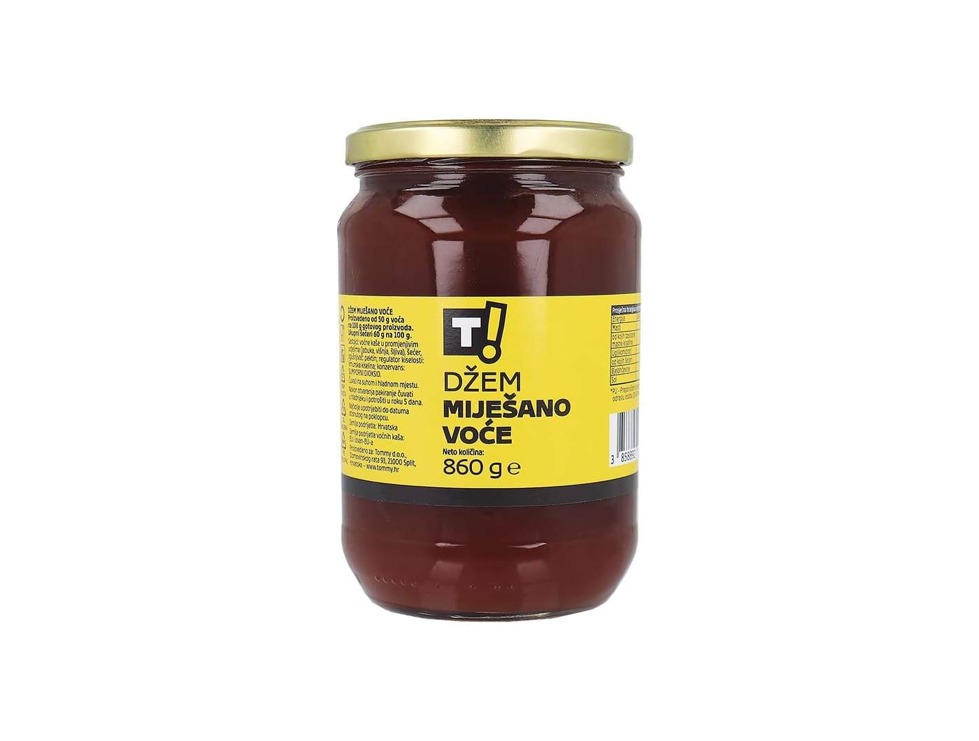 T! džem miješano voće 860 g