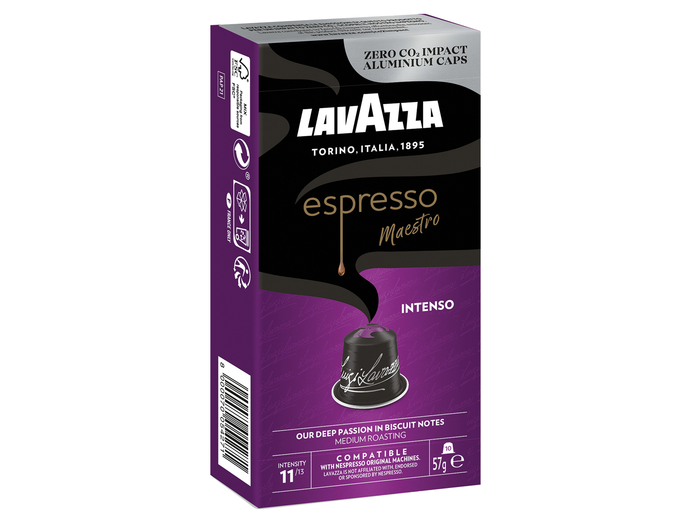 Lavazza Espresso Maestro Intenso kava, kapsule, 57 g