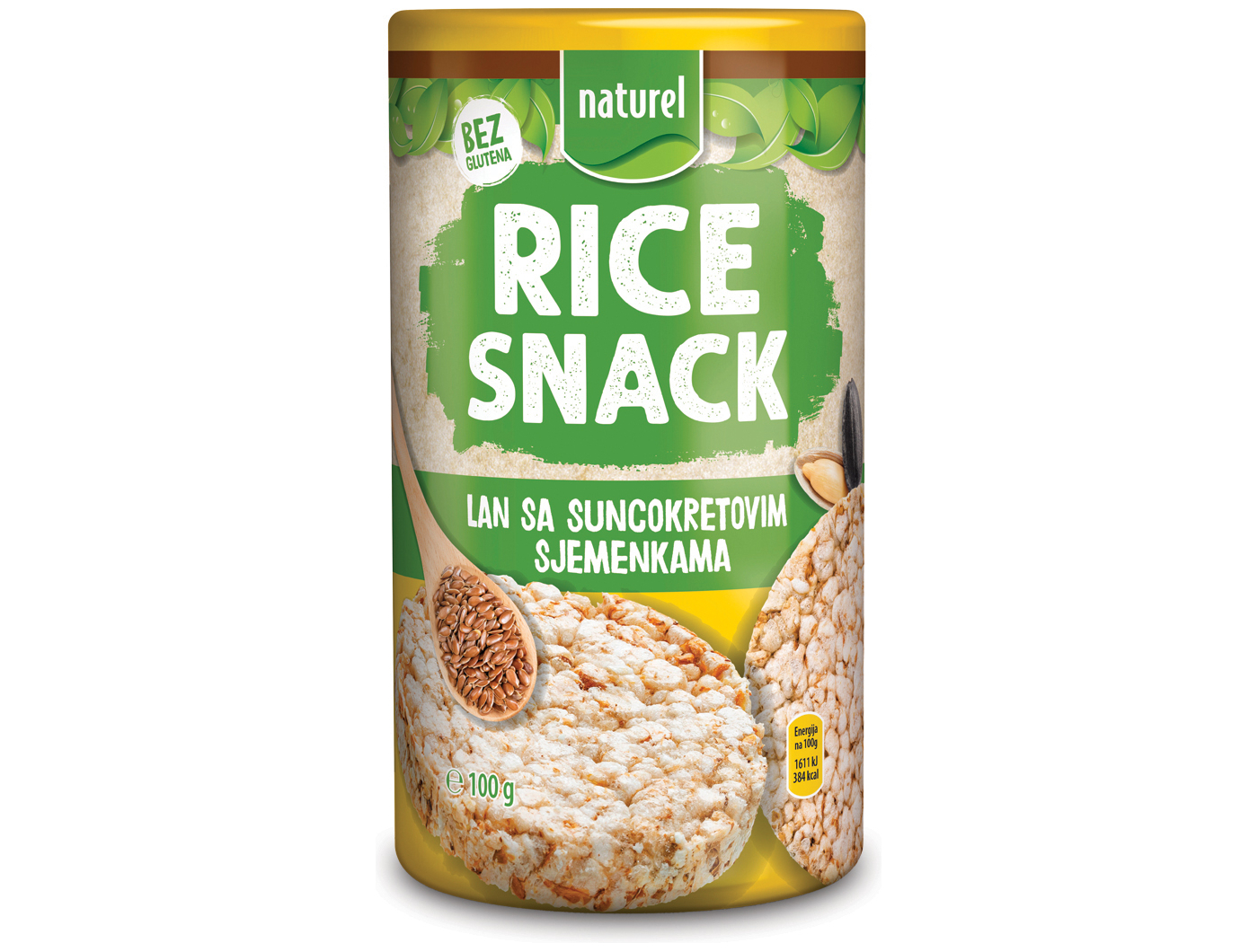 Naturel snack od riže, lana i suncokreta 100 g
