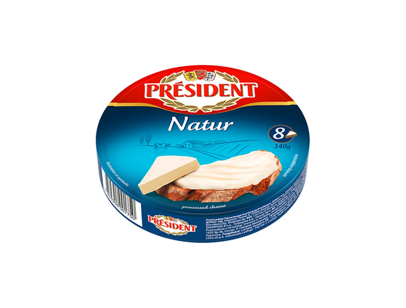 President Topljeni sir Natur 140 g
