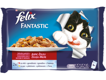 Felix Hrana za mačke meso  4 x100 g