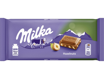 Čokolada Milka 80 g s lješnjacima