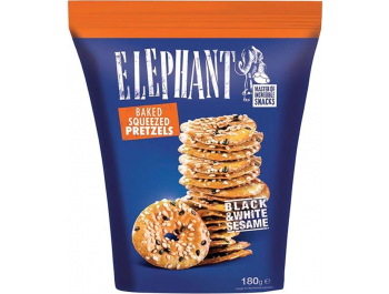 Elephant krekeri crni i bijeli sezam 180 g