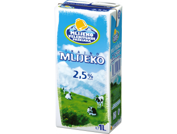 Mlijeko velebitskih pašnjaka trajno mlijeko 2,5% m.m. 1 L