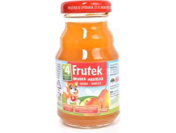 Fructal Frutek voćni nektar od marelice i kruške 4+ mj. 125 ml