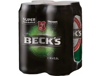 Beck's pivo 4x0,5 L